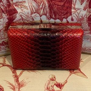 Faux Snakeskin Clutch by Banana Republic. Like New